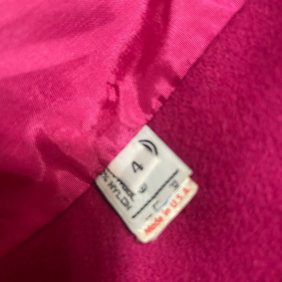 Rothschild Girl’s Winter Fuchsia Coat - Picture 4 of 7